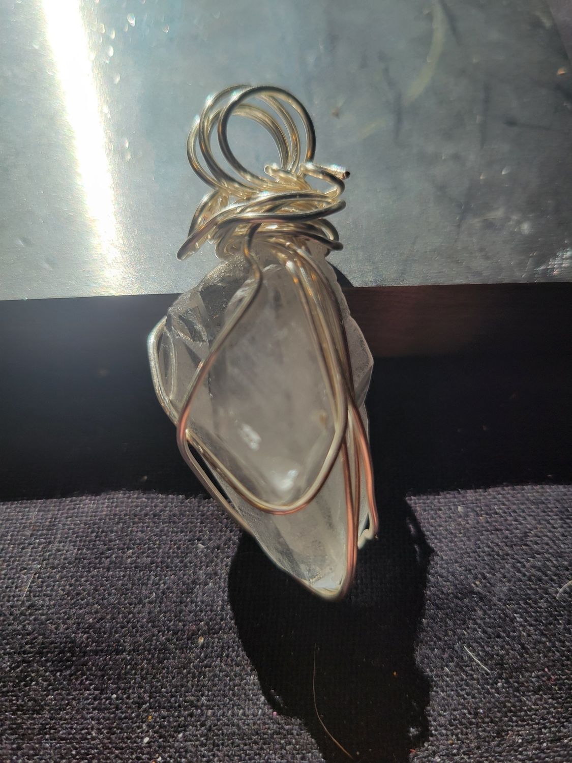 Pendant Lemurian Quartz - Created by Judy