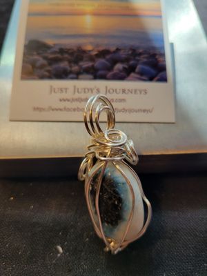 Pendant Blue Nakaurite - Created by Judy