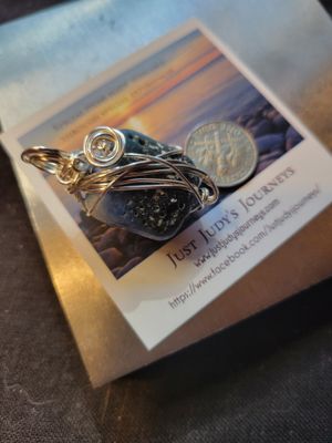 Pendant Blue Nakaurite - Created by Judy