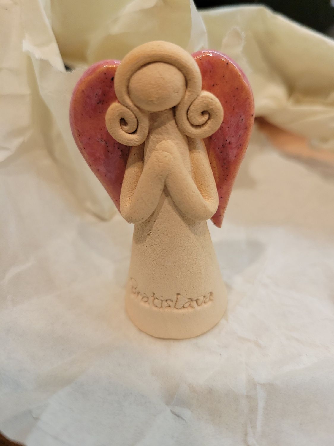 Angel-Clay -made in Bratislava-Slovakia (pink)
