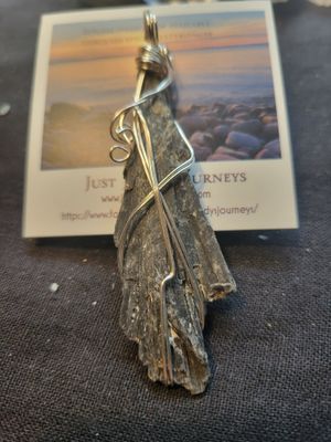 Pendant Black Kyanite (rough)   - Created by Judy