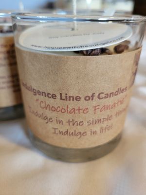 Judy&#39;s Soy Candle -Indulgence- Chocolate Fanatic (Reg size)