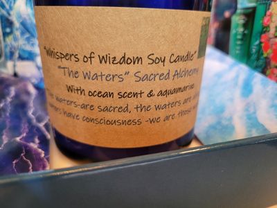 Judy&#39;s Soy Candle - The Waters- Sacred Alchemy LARGE -Ocean scent
