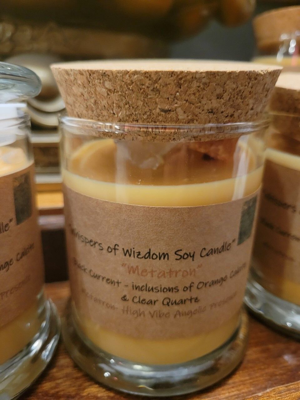 Judy&#39;s Soy Candle - Archangel Metatron-High Vibe(Large size with cork lid)