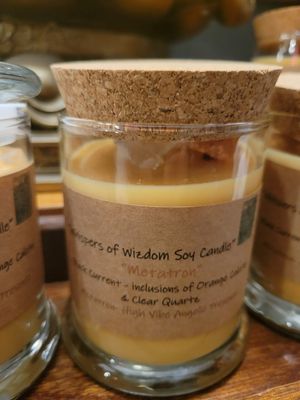 Judy&#39;s Soy Candle - Archangel Metatron-High Vibe(Large size with cork lid)