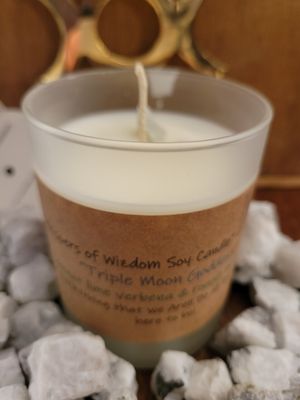 Judy&#39;s Soy Candle -Triple Moon Goddess