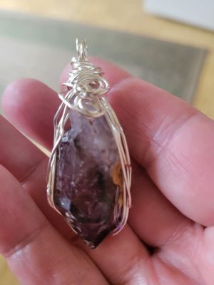 Pendant Zimbabwe Amethyst Point- Created by JudyWAS$100