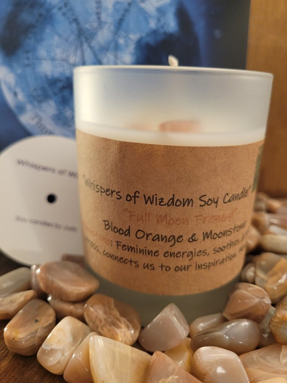 Judy&#39;s Soy Candle -Full Moon Frenzy- Blood Orange
