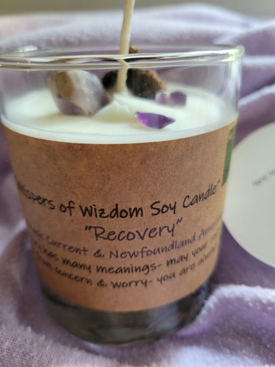 Judy&#39;s Soy Candle -&quot;Recovery&quot;- Black Current