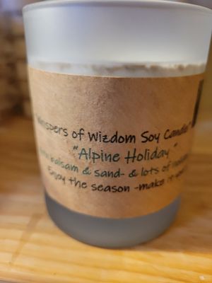 Judy&#39;s Soy Candle -Alpine Holiday -Balsam