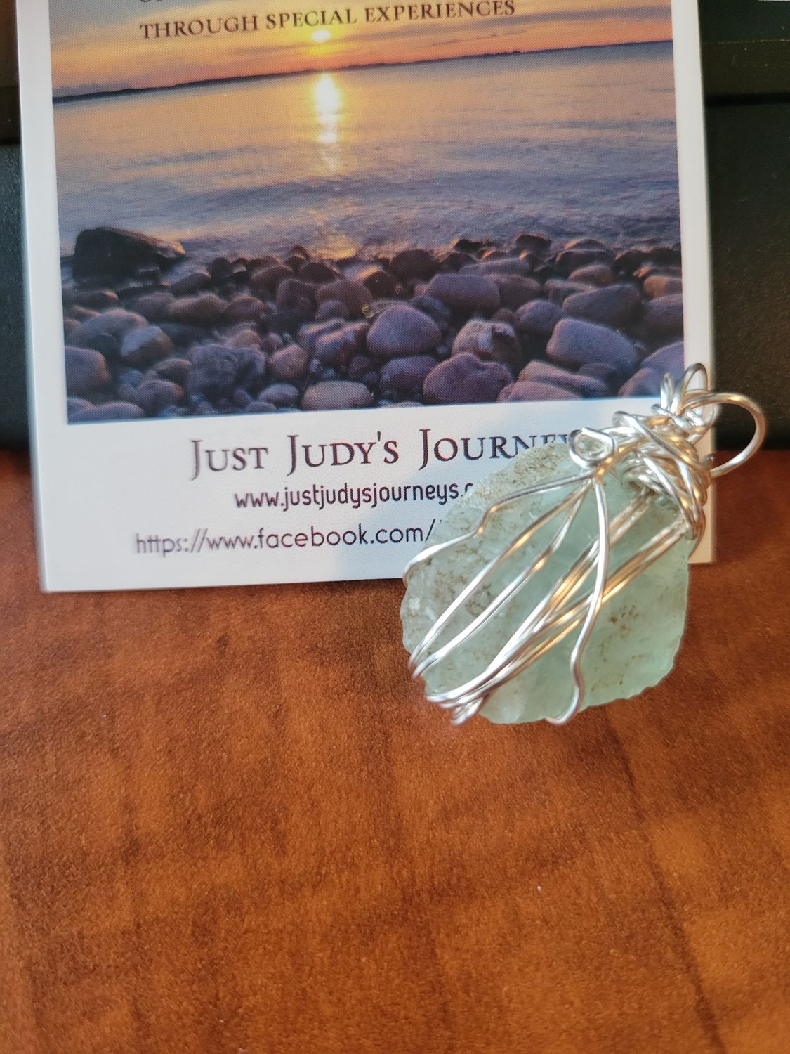 Pendant Rough Fluorite (Green)- Created by Judy
