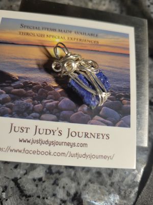 Pendant Blue Azurite - Created by Judy