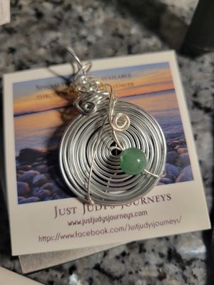 Pendant Wired Labyrinth-Abundance &amp; Prosperity