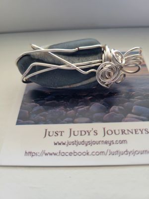 Pendant Ocean Stone (Newfoundland)  - Created by JudyWAS$42
