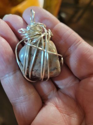 Pendant Agate (Chalcedony) - Created by JudyWAS$65