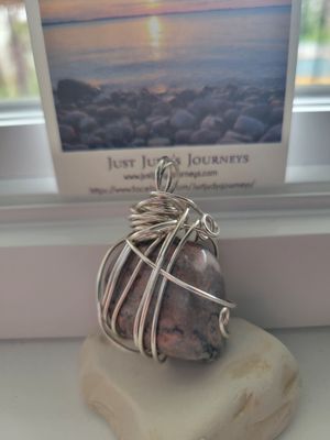 Pendant Agate (Chalcedony) - Created by Judy