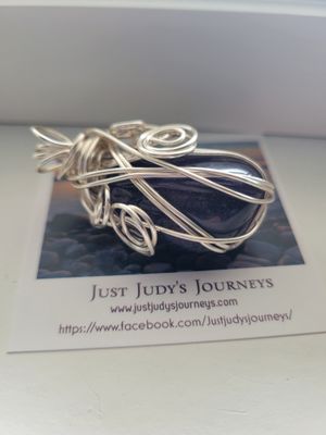 Pendant Tumbled Med Size Amethyst - Created by JudyWAS$65