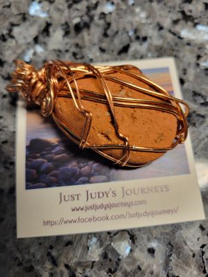 Pendant Ocean Clay - Add essential oil (if you wish) (Newfoundland) - Created by Judy WAS$65