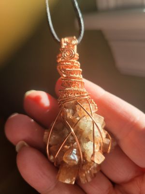 Pendant Aragonite Rough  - Created by Janelle