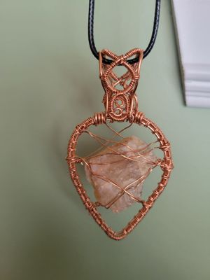 Pendant Hematoid Quartz/Copper- Created by Janelle