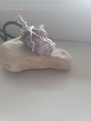 Pendant Amethyst Rough Cluster - Created by Janelle