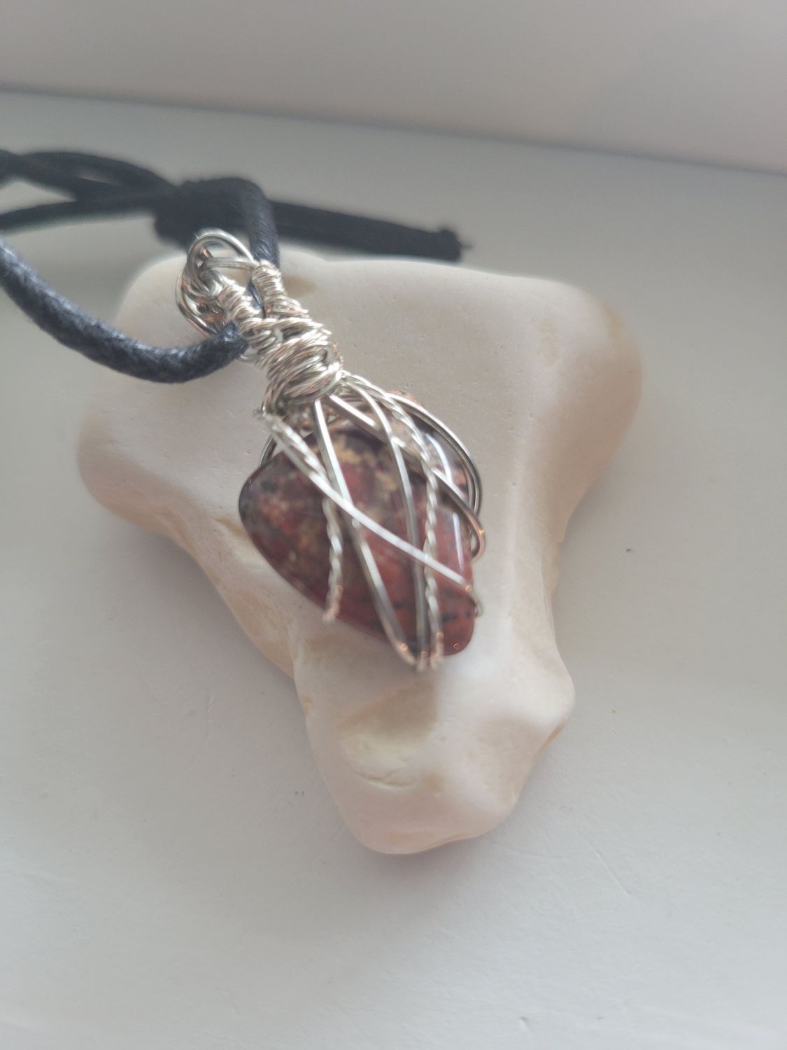 Pendant Brecciated Jasper - Created by Janelle