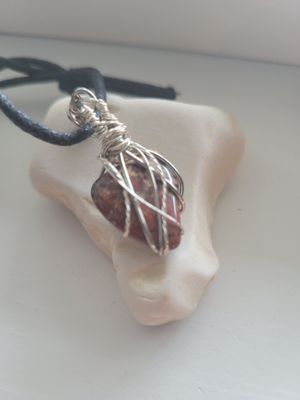 Pendant Brecciated Jasper - Created by Janelle