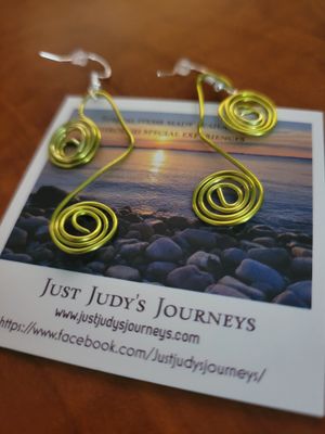 Judy's Hand-Designed Earrings- Not So Perfectly-Perfect -Healing Vibes.