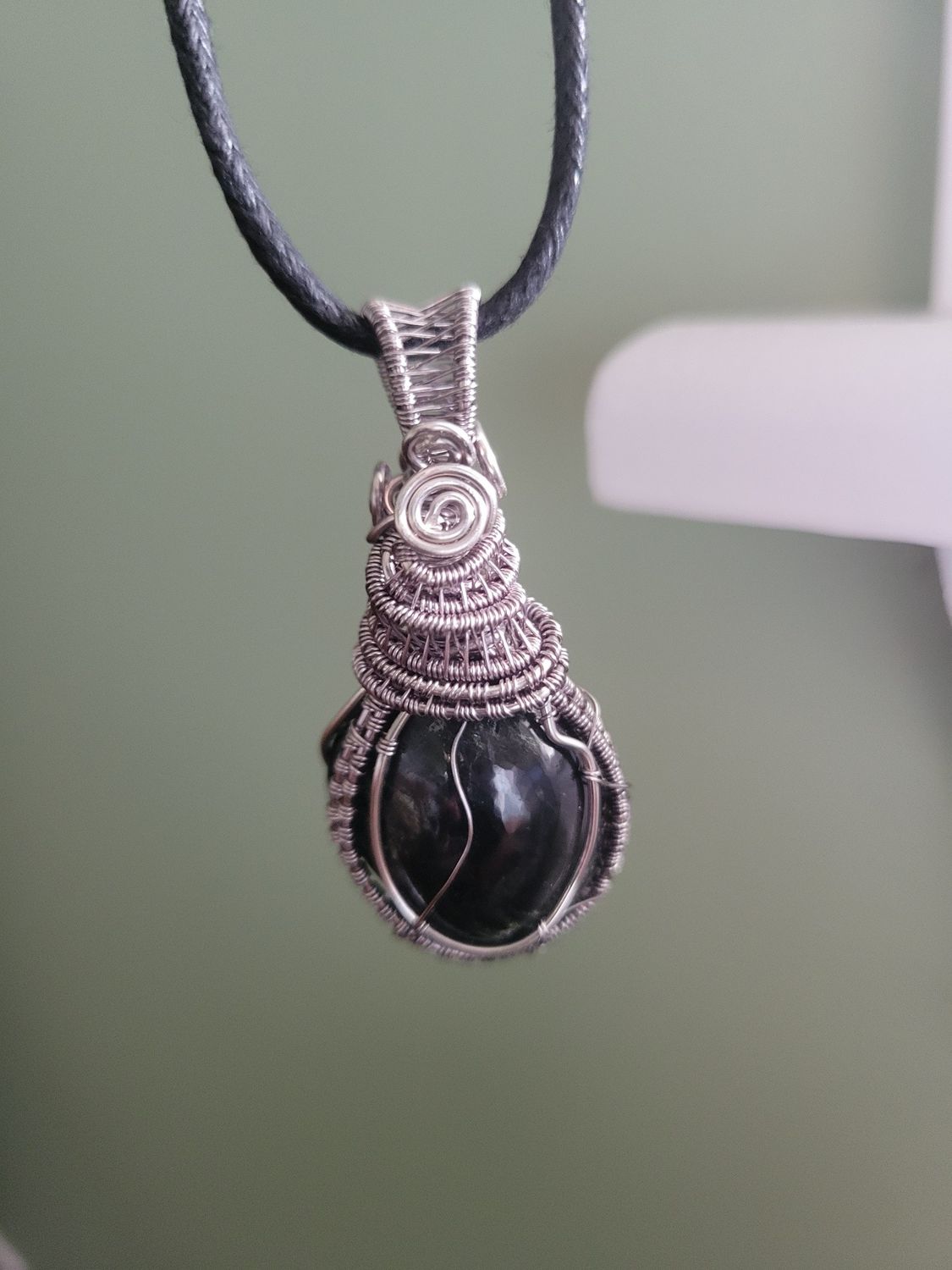 Pendant Green Jasper- Created by Janelle