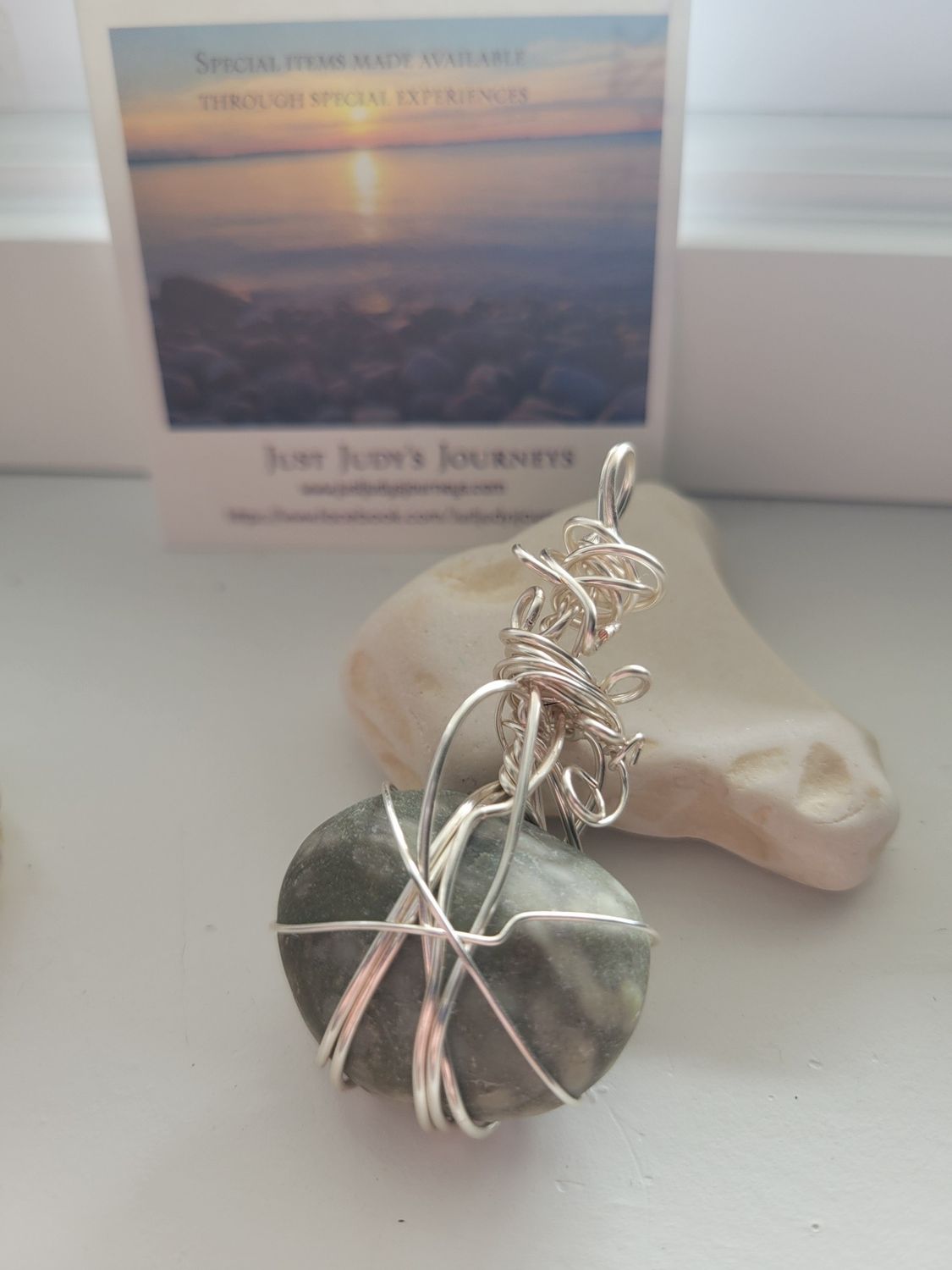 Pendant Ocean Jasper - Created by Judy