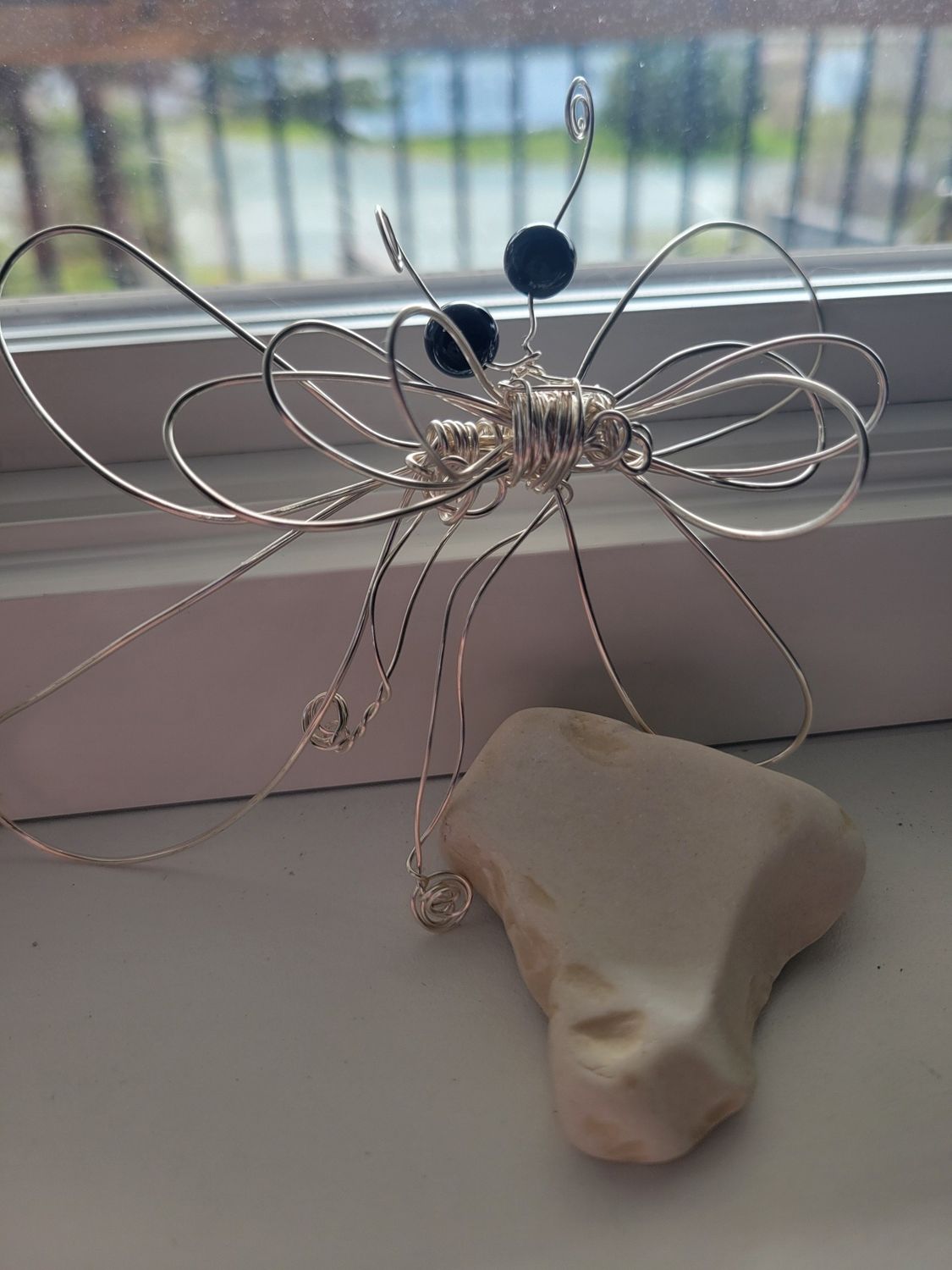 Wall/Vehicle Hanger-Butterfly-Black Tourmaline-Created by Judy