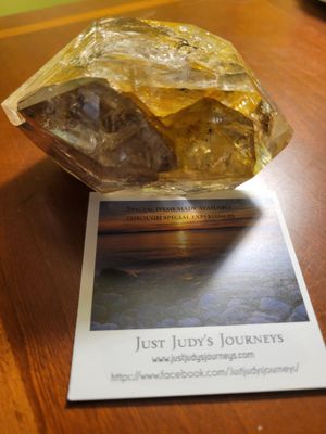 Crystal Herkimer Quartz Golden Healer 261gms
