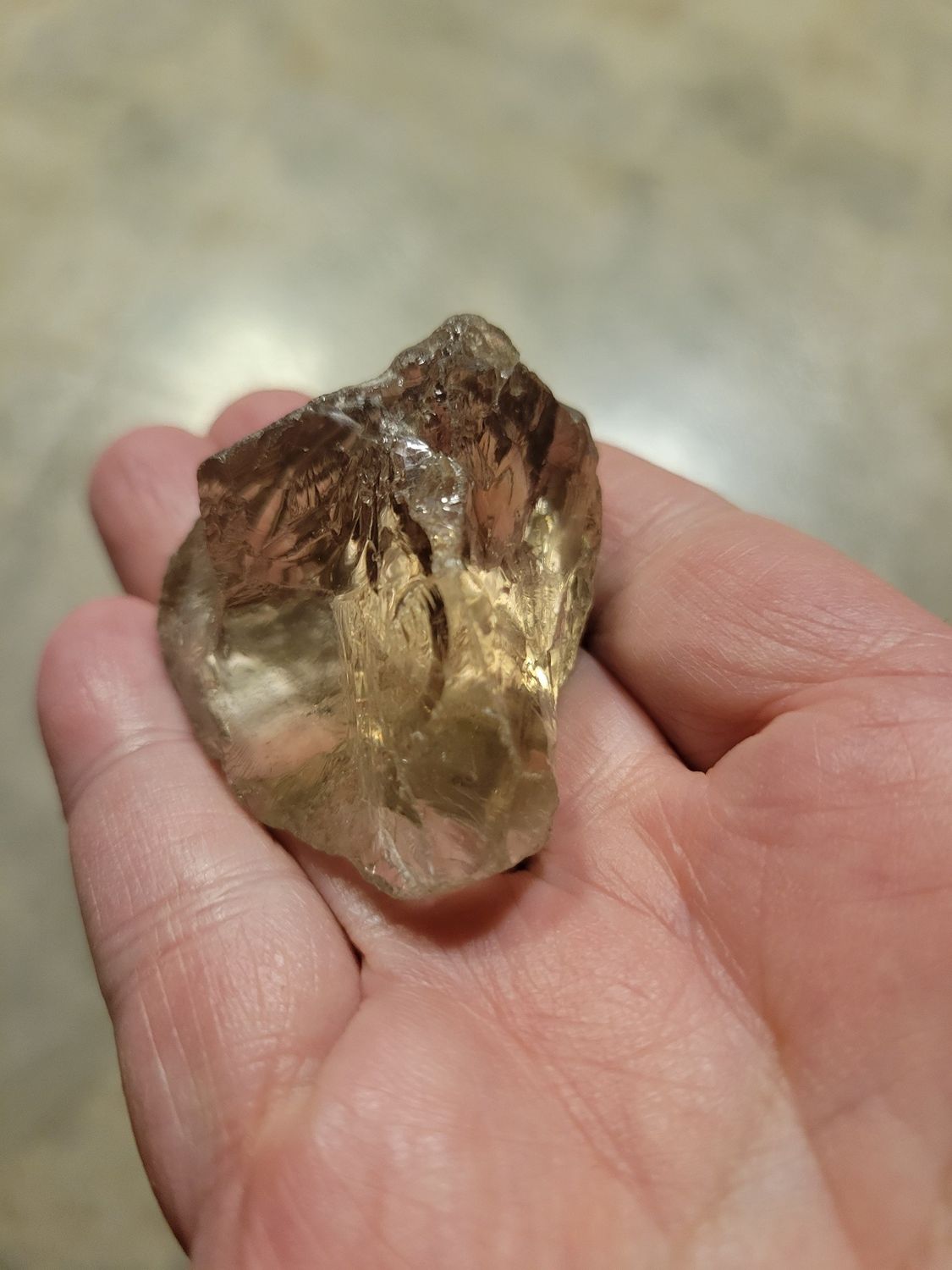 Crystal Rough Chunk (untreated) Citrine 55gms