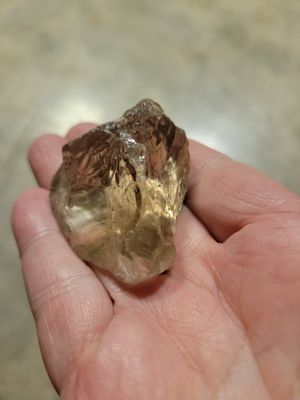 Crystal Rough Chunk (untreated) Citrine 55gms