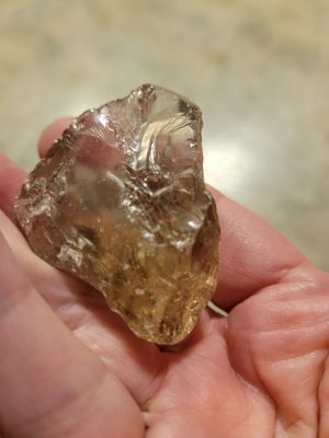 Crystal Rough Chunk (untreated) Citrine 55gms