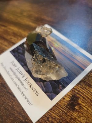 Crystal Smoky Quartz Rough with growth -26gms