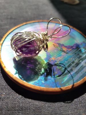 Workshop-Basic Wire Pendant Wrapping-IN Person- Saturday July 26th 10:45am Arrival (11am-2pm)