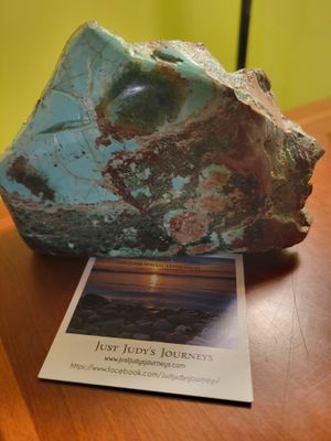 Crystal 2lb Chunk Smooth &amp; Textured Beautiful Chrysocolla