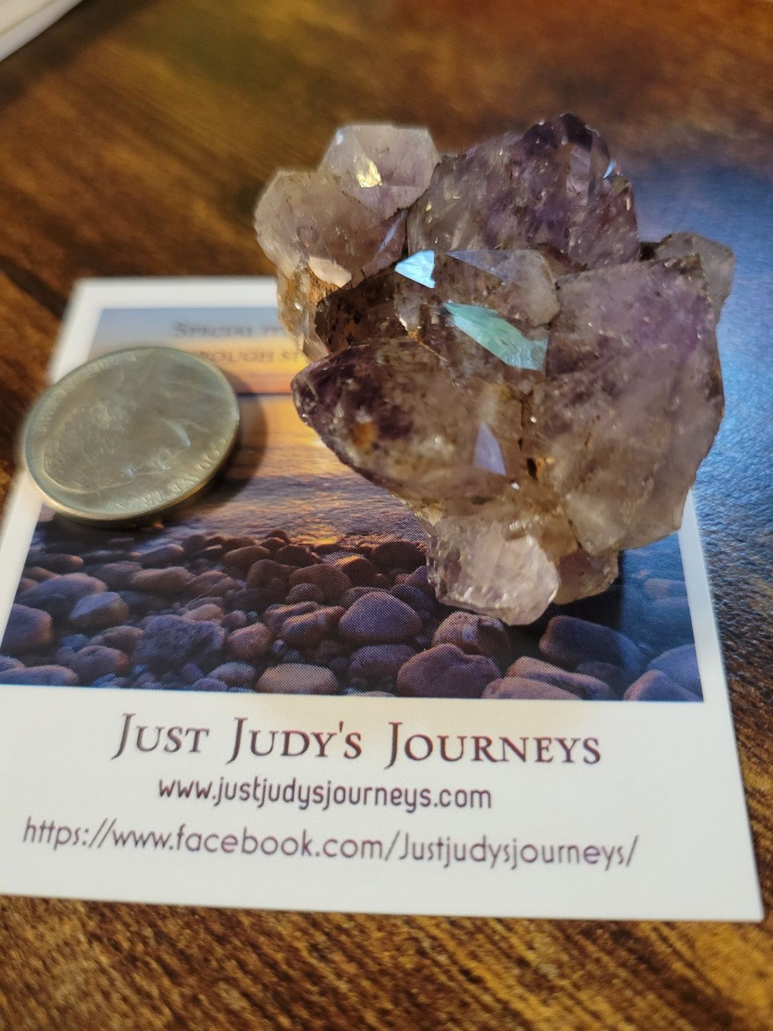 Crystal Amethyst (Self mined) Chunk 1.6ozs