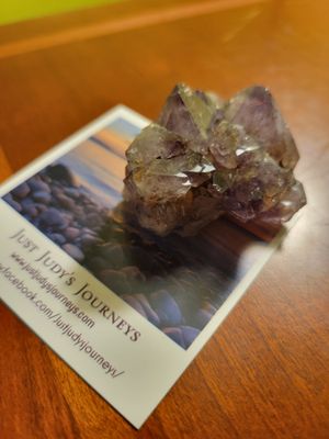 Crystal Amethyst (Self mined) Chunk 1.6ozs WAS$22
