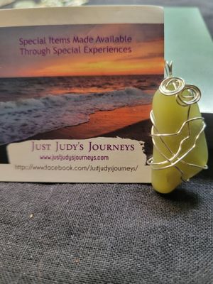 Pendant Green Calcite(Simple)  - Created by Judy