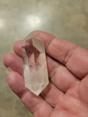 Crystal Double Terminated Quartz 34gms WAS$ 45