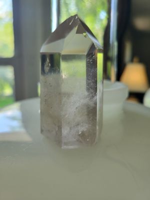 Crystal Clear Quartz Obelisk Point WAS$95