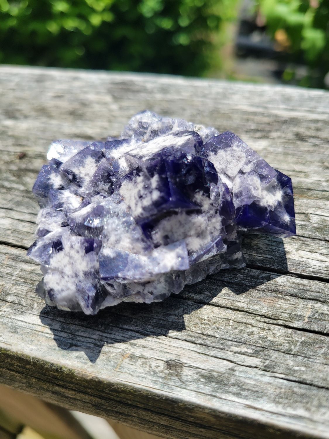 Crystal Rare Specimen Purple Fluorite 7 1/4 ozs