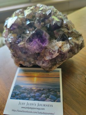Crystal Amethyst Large (Self mined) Chunk 16ozs.