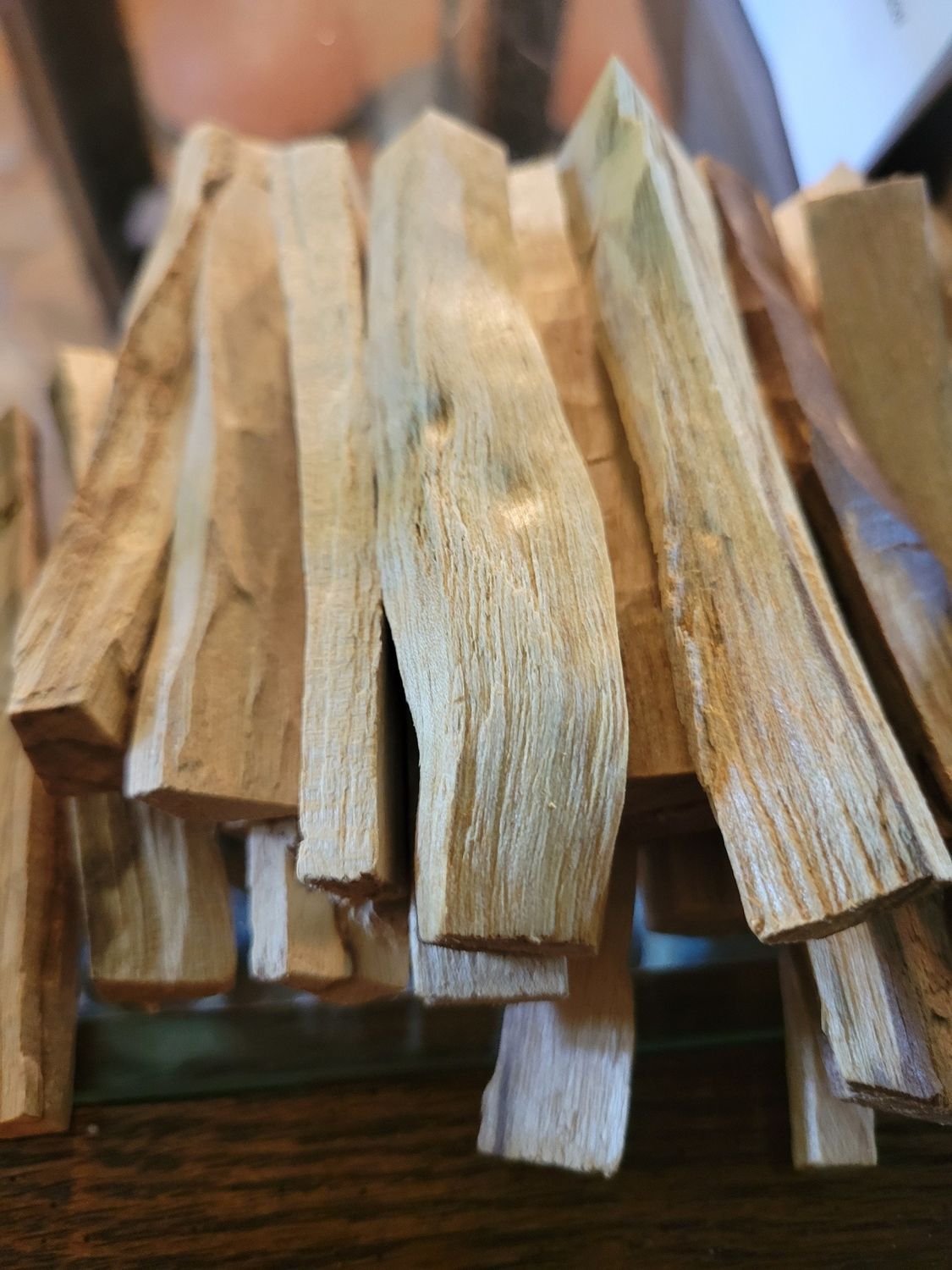 Smudge- Palo Santo Wood (Sustainably sourced)  One piece apprx 4&quot;