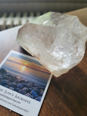 Crystal Lemurian Seed Quartz Point-Large 11ozs!