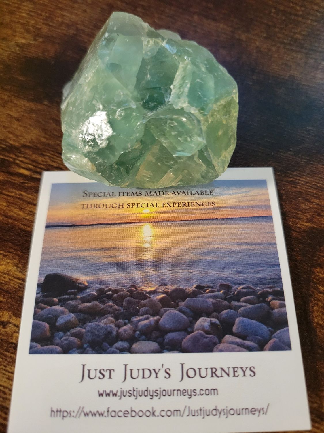 Crystal Fluorite Chunk -Green