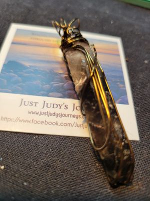 Pendant Laser Smoky Quartz -High Vibe -Created by Judy