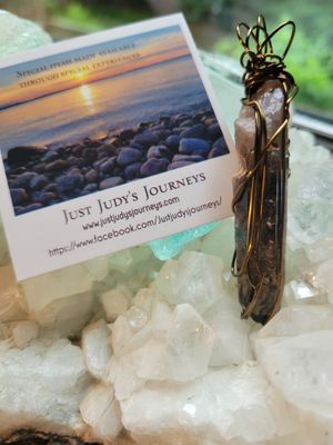Pendant Laser Smoky Quartz -High Vibe -Created by Judy